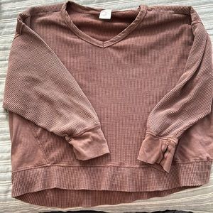 Aerie Offline Waffle T-shirt (long sleeve)